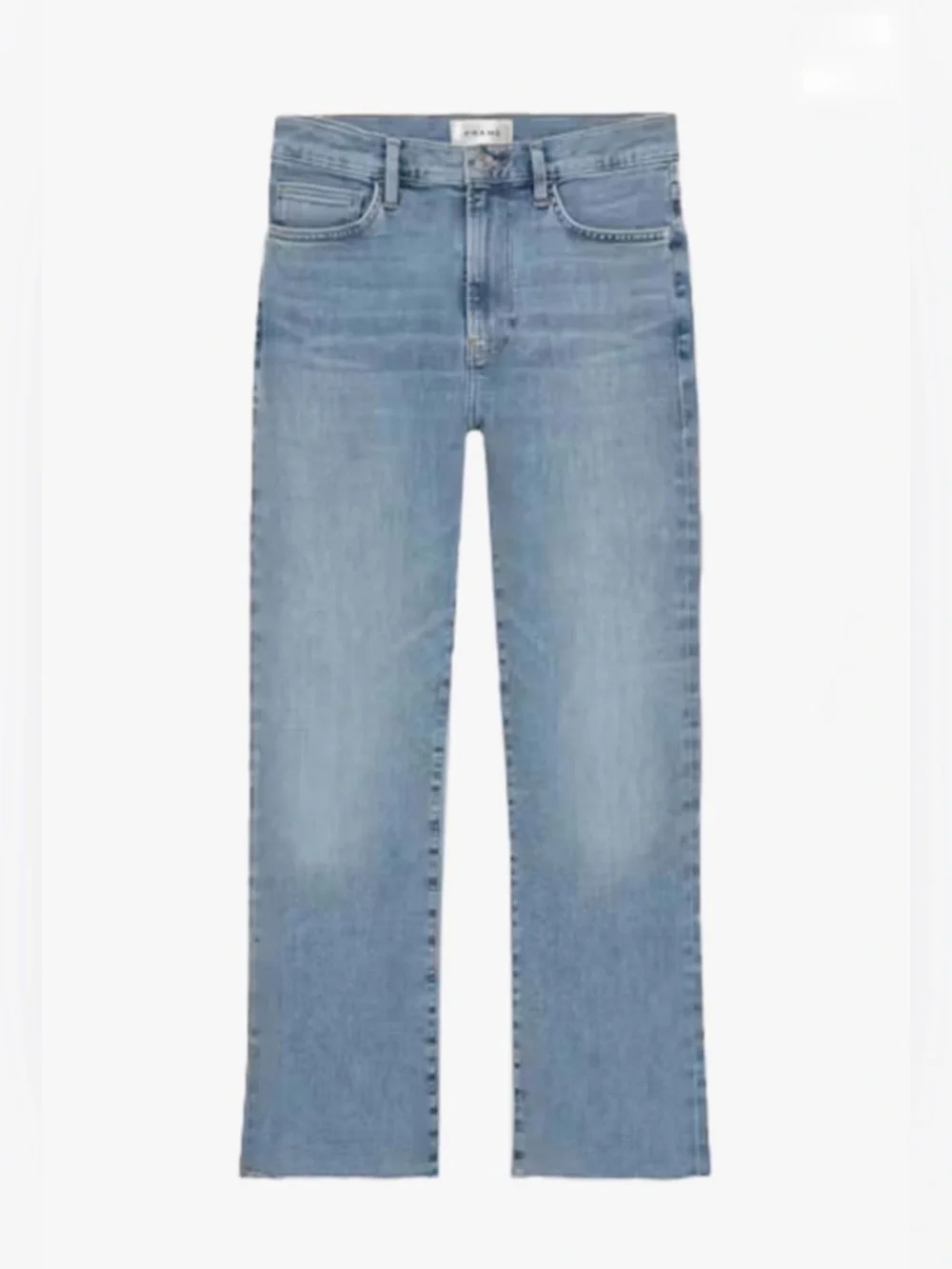 FRAME DENIM LE HIGH STRAIGHT COLORADO RAW AFTER DESIGNER DENIM JEANS SZ 27 - Picture 2 of 8